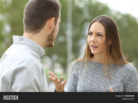 Couple Talking Image And Photo Free Trial Bigstock