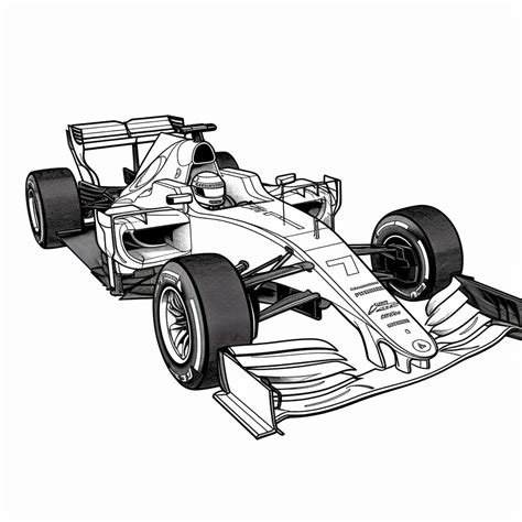 Ferrari 04 From Formula 1 Coloring Page