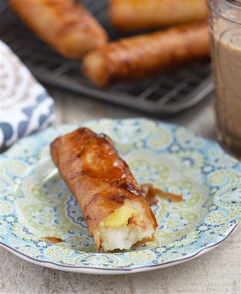 When you're looking for a healthy snack or a sugar rush in the afternoon, you could easily find this on street food stands or from. a delicious take on the classic Filipino turon. Filled ...