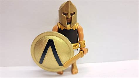 Playmobil Custom Gold Ancient Greek Spartan Warrior Etsy