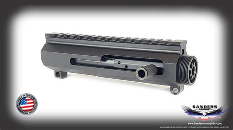 Ar 15 M16 Billet Side Charge Upper Receiver With Nitride Bcg