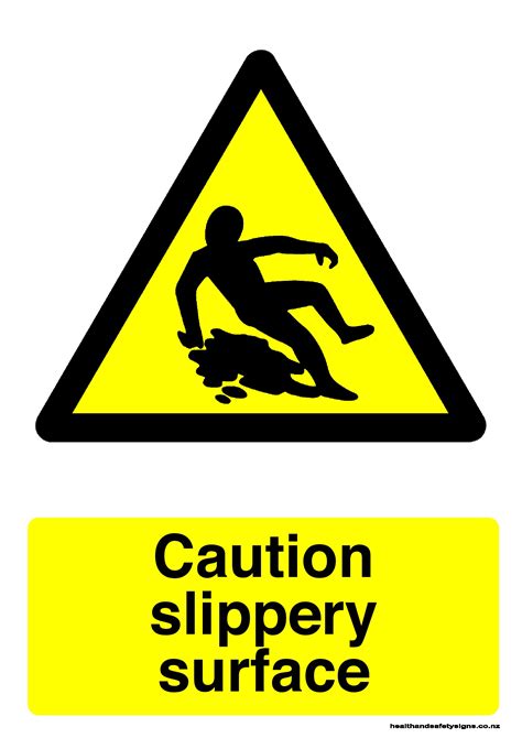 You can download safety warning sign posters and flyers templates,safety warning sign backgrounds,banners,illustrations and graphics image in psd and vectors for free. Caution slippery surface warning sign - Health and Safety ...