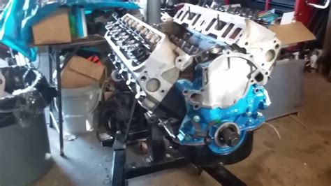 Pt Ford Racing Short Block Build Installing Heads Youtube