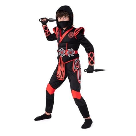 Spooktacular Creations Halloween Boy Red Ninja Onery Costume For Dress