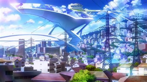 1920x1080px 1080p Free Download Anime Sci Fi City Scenery Anime