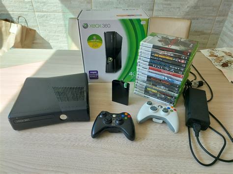 Microsoft Xbox 360 Slim 250gb 8 Jogos Físicos Originais Mercado Livre