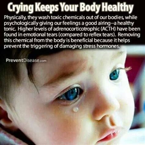 Did You Know How To Relieve Stress Crying Health Facts