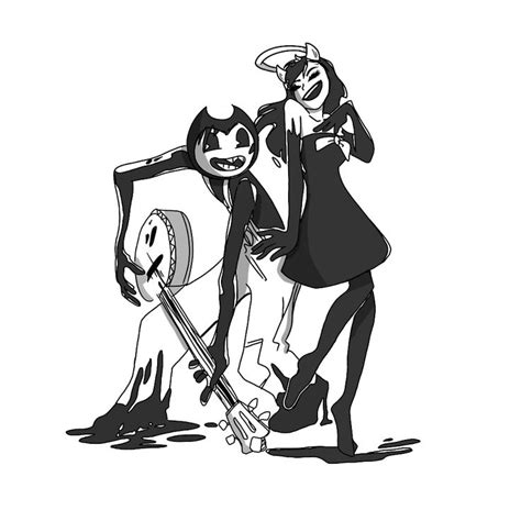 sammy lawrence x allison pendle 🎶 bendy and the ink machine alice angel star vs the forces