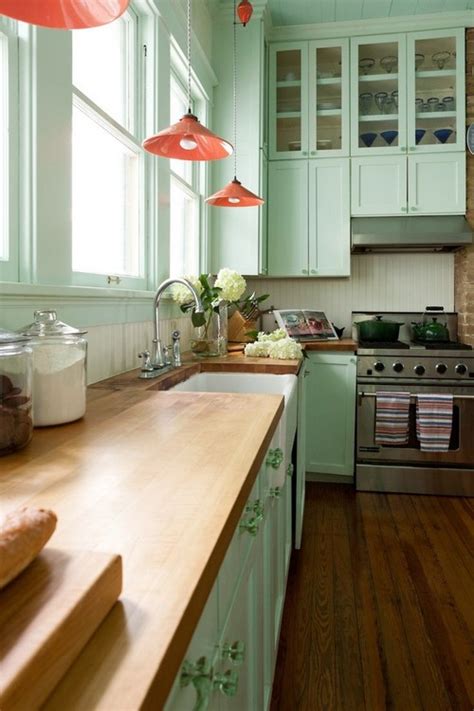 18 green kitchen cabinet ideas. 21 Mint Kitchens - MessageNote
