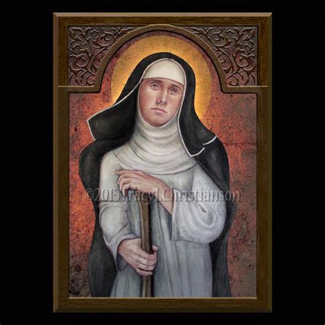 St Margaret Of Castello Plaque And Holy Card T Set Portraits Of Saints
