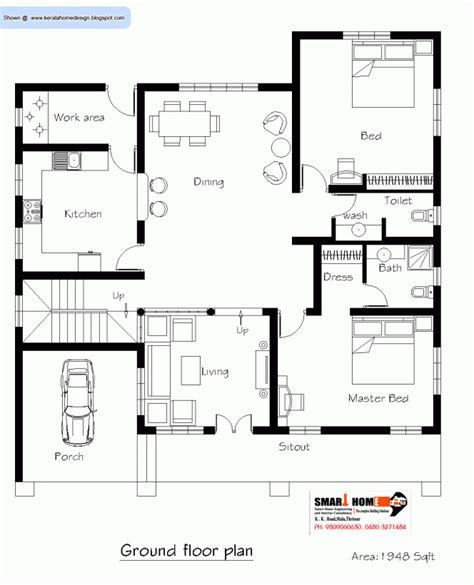 Vastu plan | Kerala house design, Home design floor plans ...