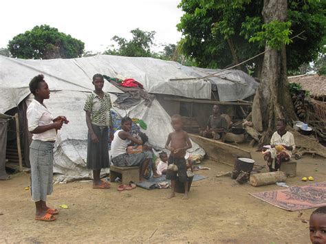 Democratic Republic Of Congo Drc Refugees In The Village Of Eboko