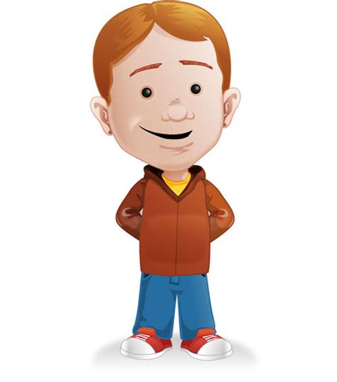 Vector Character With Casual Clothes Vector Characters