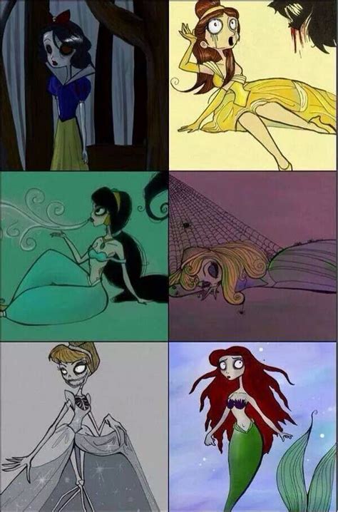 Tim Burton Disney Princesses Arte Tim Burton Tim Burton Disney Tim