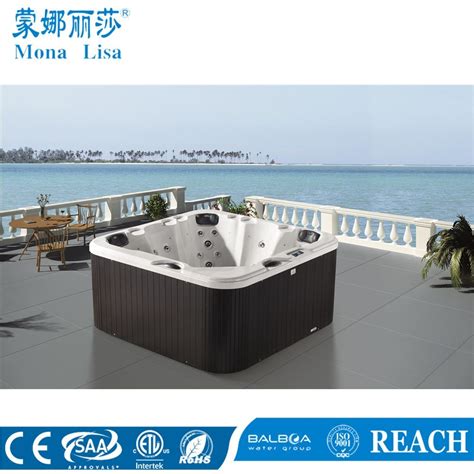 Outdoor Deluxe Hydro Aqua Air Bubble Jets Whirlpool Massage Acrylic Spa Bathtub M 3352 China