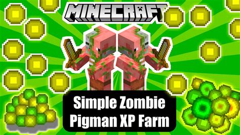How To Make Zombie Pigman Xp Farm In Minecraft In Hindi Mcpebedrock