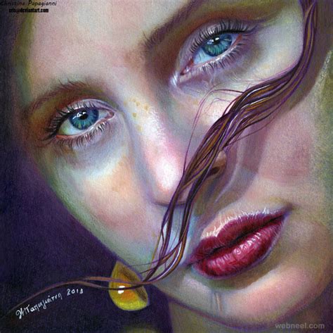 25 Hyper-Realistic Color Pencil Drawings by Christina Papagianni