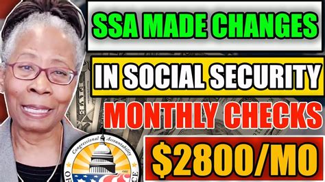 Ssa Announced Changes In Benefits Monthly Checks Will Raise By 2800