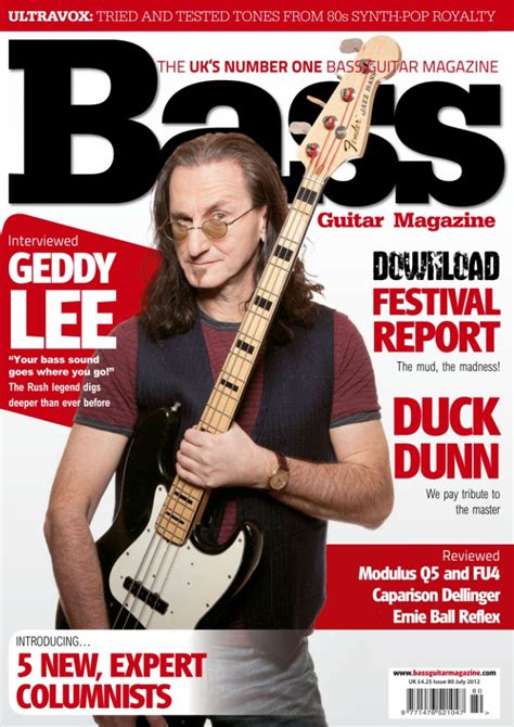 Like Clockwork Bass Guitar Magazine July 2012