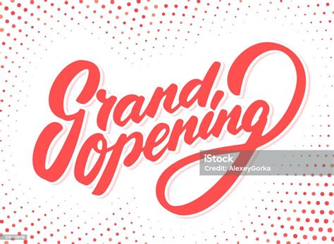 Grand Opening Vector Banner Stock Illustration Download Image Now
