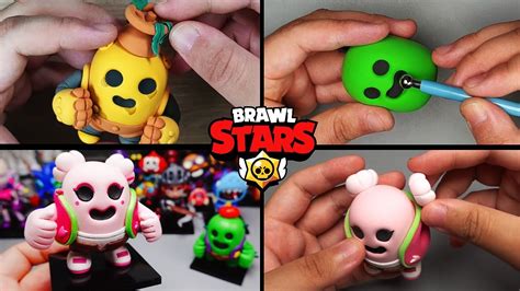 In this video, i made leon of brawlstars.if there is any question about clay creation, please leave a comment!thank you. BRAWL STARS clay Art - All Spike Collection - YouTube