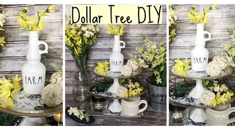 Diy Dollar Tree Vintage 3 Tier Display Stand Diy Inspired Rae Dunn