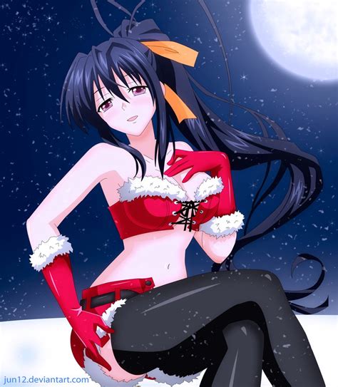 Merry Christmas Akeno Akeno Himejima Fan Art 36641467 Fanpop