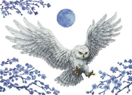 With over 200 designs, you'll find something here that is perfect for your next cross stitch project. White Owl (No Background) Cross Stitch Pattern owl