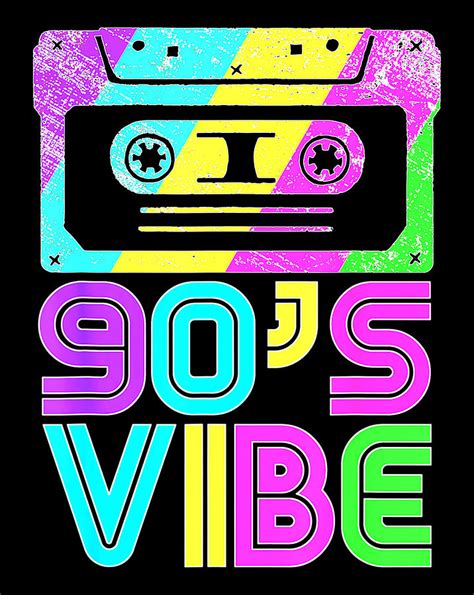 90s Vibe Retro Aesthetic Costume Party Wear Outfit Tee Png Digital Art