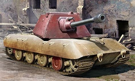 German E100 Heavy Tank Krupp Turret 135 Trumpeter