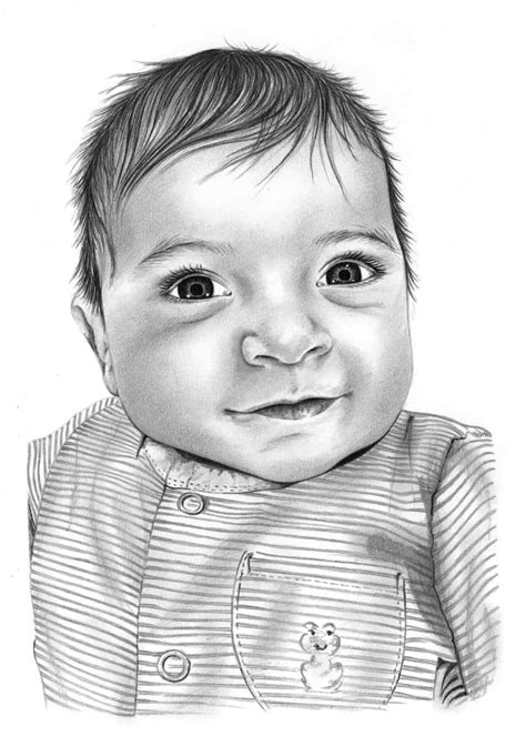 Pencil Drawing Of Baby Pencil Sketch Portraits