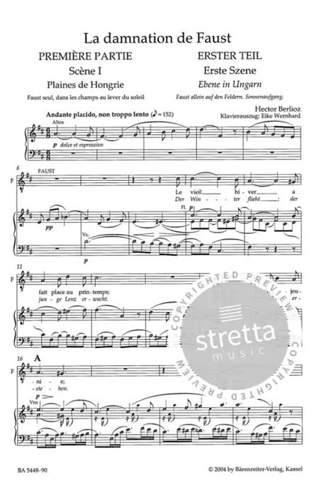 La Damnation De Faust Op 24 Hol 111 Von Hector Berlioz Im Stretta Noten Shop Kaufen