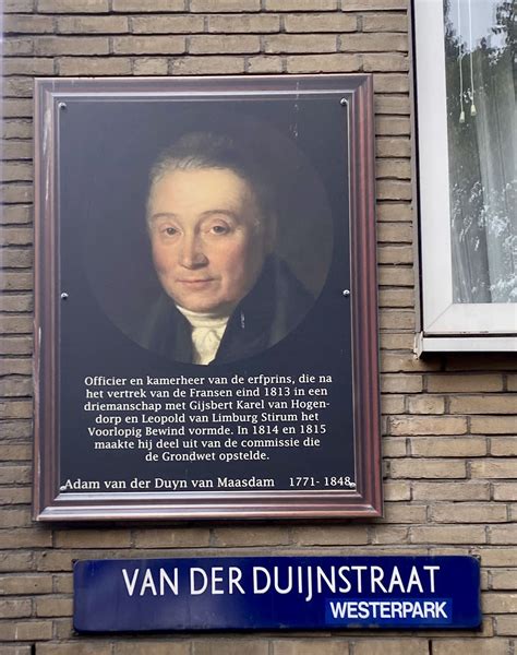 Photo Adam Van Der Duyn Van Maasdam Marker