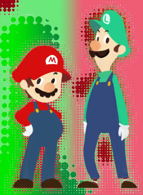 Mario And Luigi Dots By B2vincent On Deviantart