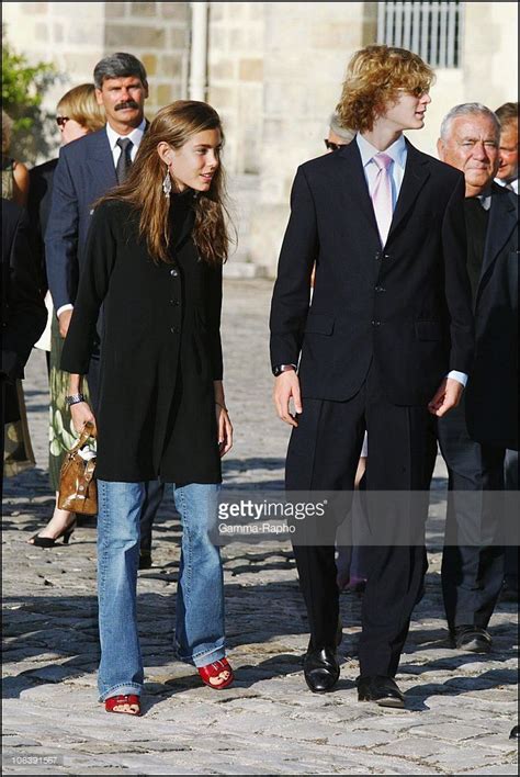 Charlotte Casiraghi And Her Brother Pierre Receive Pascal Aujard Who