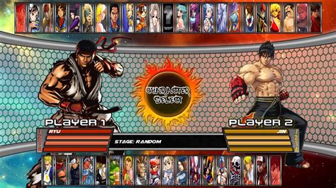 🎮 Capcom Fighting All Stars Remix Mugen 🎮 Gameplay Link Youtube