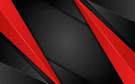 Premium Vector Modern Futuristic Red And Black Combination Background