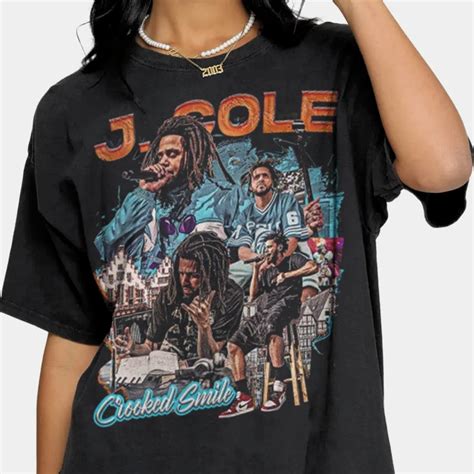 Vintage J Cole Shirt Rapper Shirt Unisex T Shirt Sweatshirt Etsy