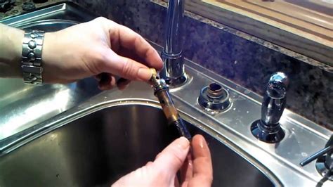 Moen Kitchen Faucet 1225 Cartridge Repair Or Replacement Youtube