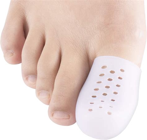 Big Toe Protector 10pcs Breathable Gel Toe Cap Silicone Toe Cover