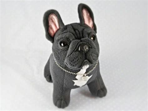We seek to provide maximum. OOAK Blue French Bulldog handmade soft art toy by entala ...