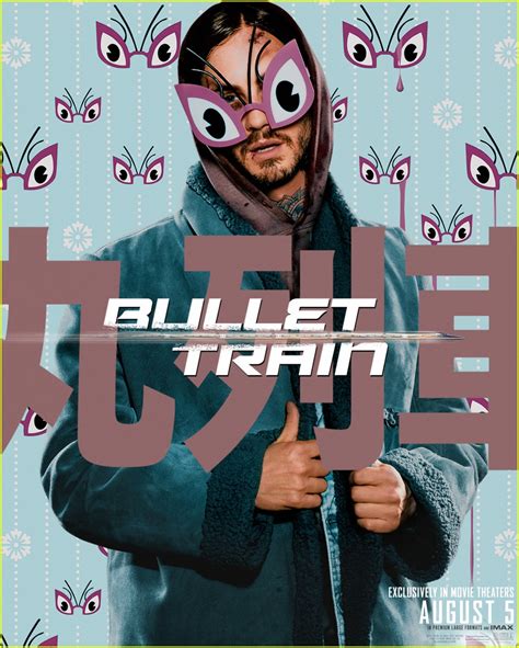 Photo Brad Pitt Joey King Bullet Train Posters Photo Just Jared Entertainment News