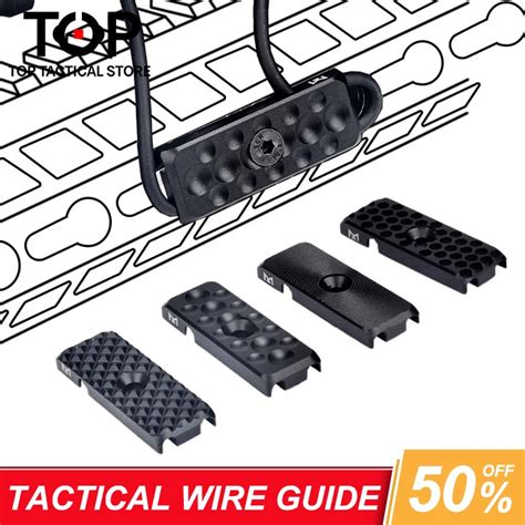 Wadsn Metal Cnc Tactical Wire Guide System For M Lok Keymod Mlok Rail Hunting Weapon Mount