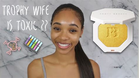 fenty beauty trophy wife chemical review is fenty trophy wife toxic leah raquel youtube