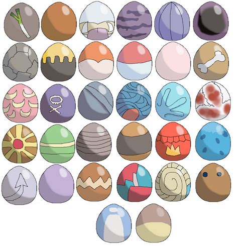 Pokemon Kanto Eggs Part 2 By Alicegold On Deviantart