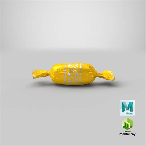 3d Hard Candies Yellow Turbosquid 1219096