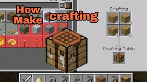 How To Make Crafting Table In Minecraft How To Make Crafting Table Im