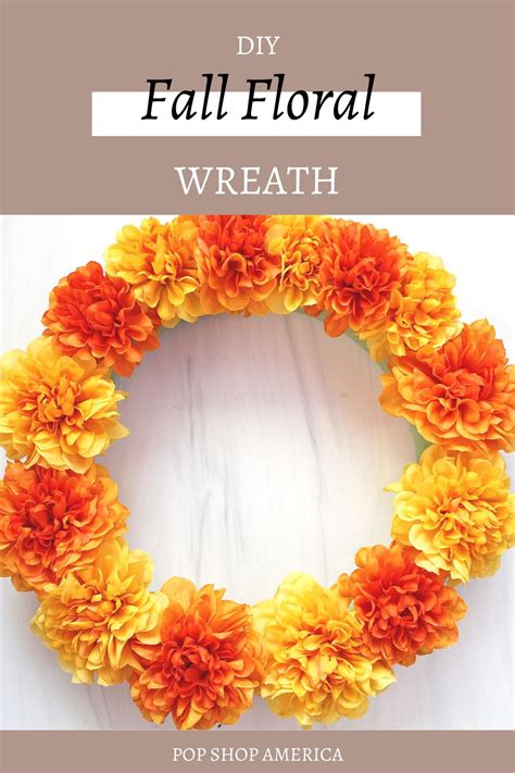 How To Make A Simple Diy Floral Wreath