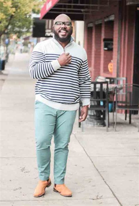 Big Guy Fashion How To Dress As A Bigger Man W Examples