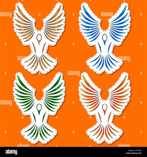 Symbols Of A Bird Stock Photo Alamy